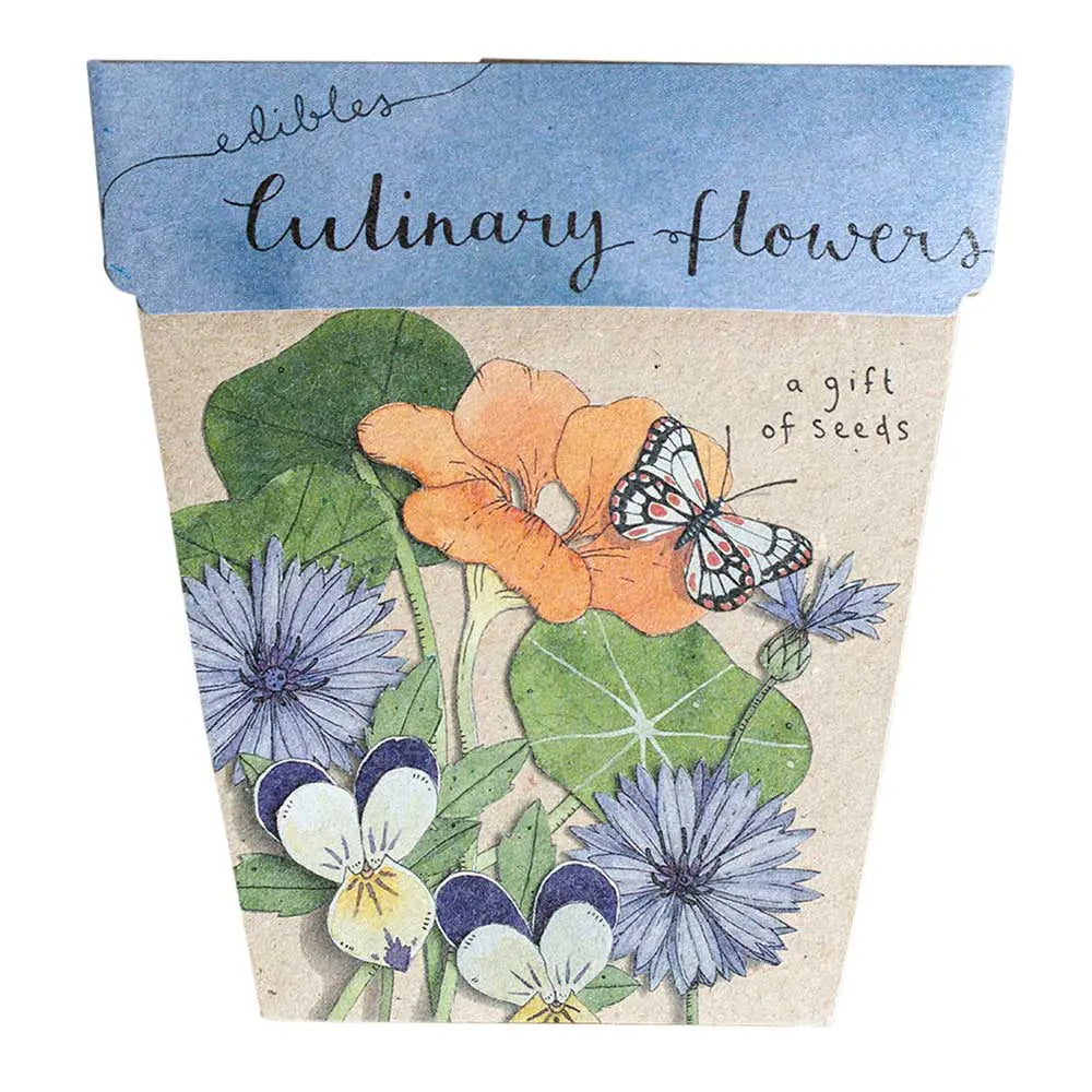 Sow 'n Sow Gift of Seeds Culinary Flowers-The Living Co.