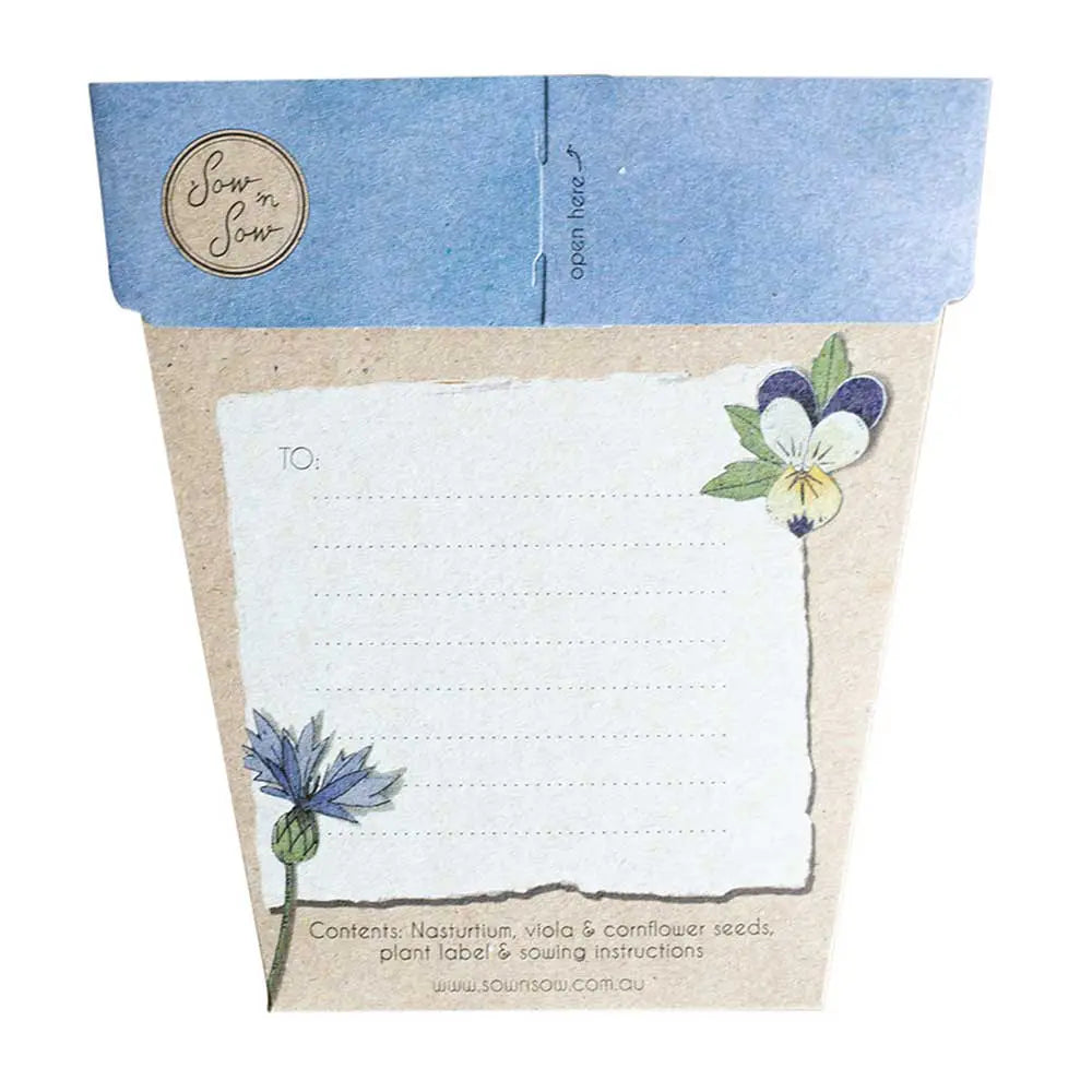 Sow 'n Sow Gift of Seeds Culinary Flowers
