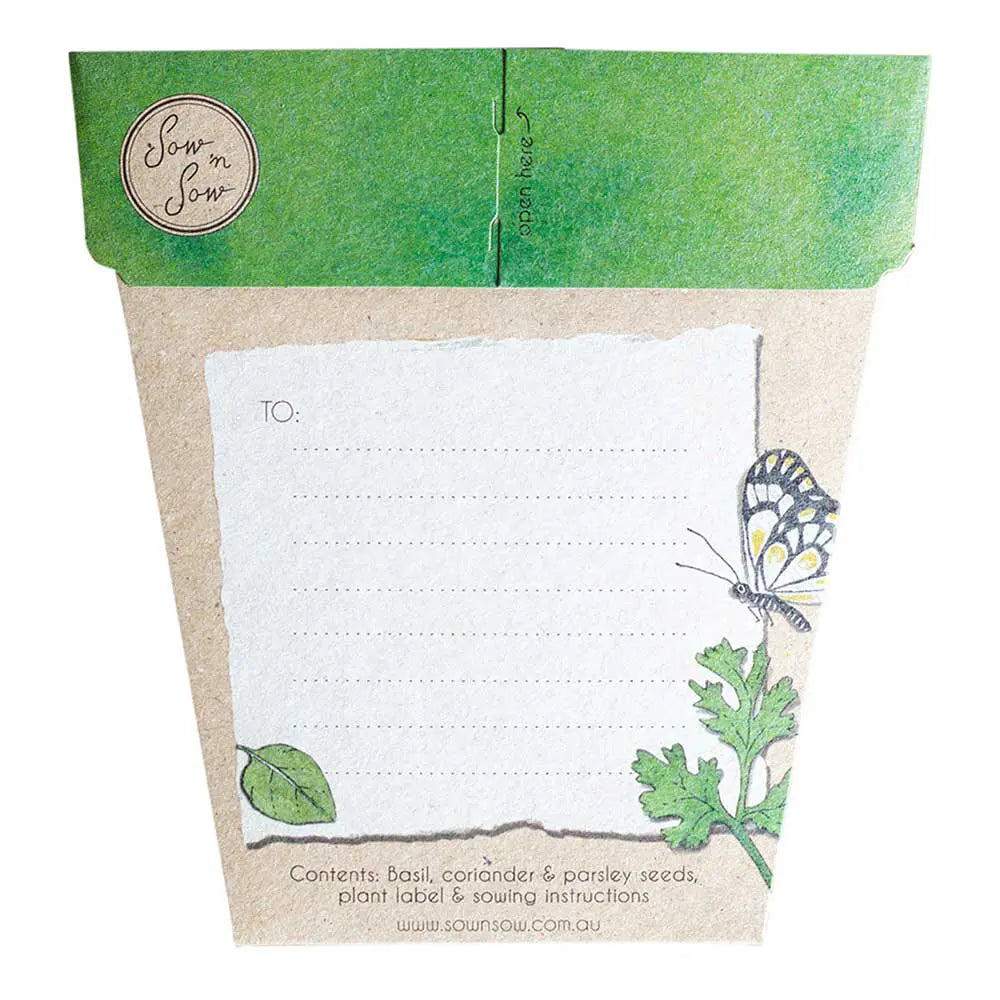 Sow 'n Sow Gift of Seeds Trio of Herbs