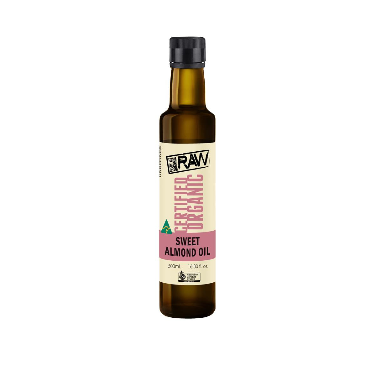 Every Bit Organic Sweet Almond Oil 250ml-The Living Co.