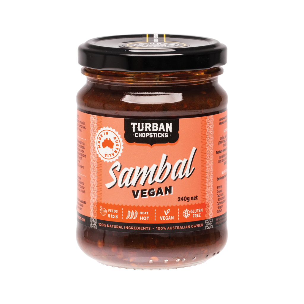 Turban Chopsticks Sambal Vegan-The Living Co.
