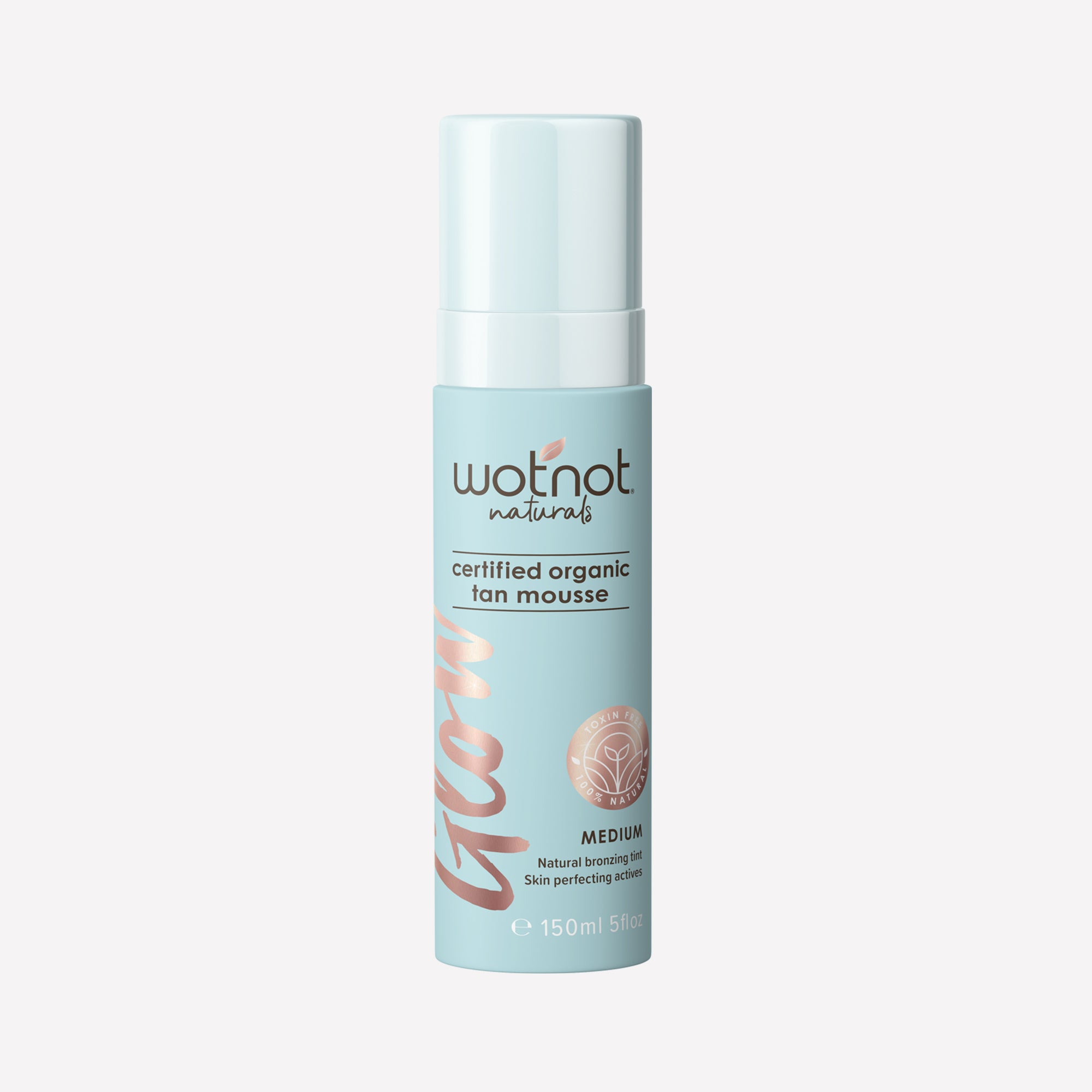 Wotnot Certified Organic Self Tan Mousse Medium-The Living Co.