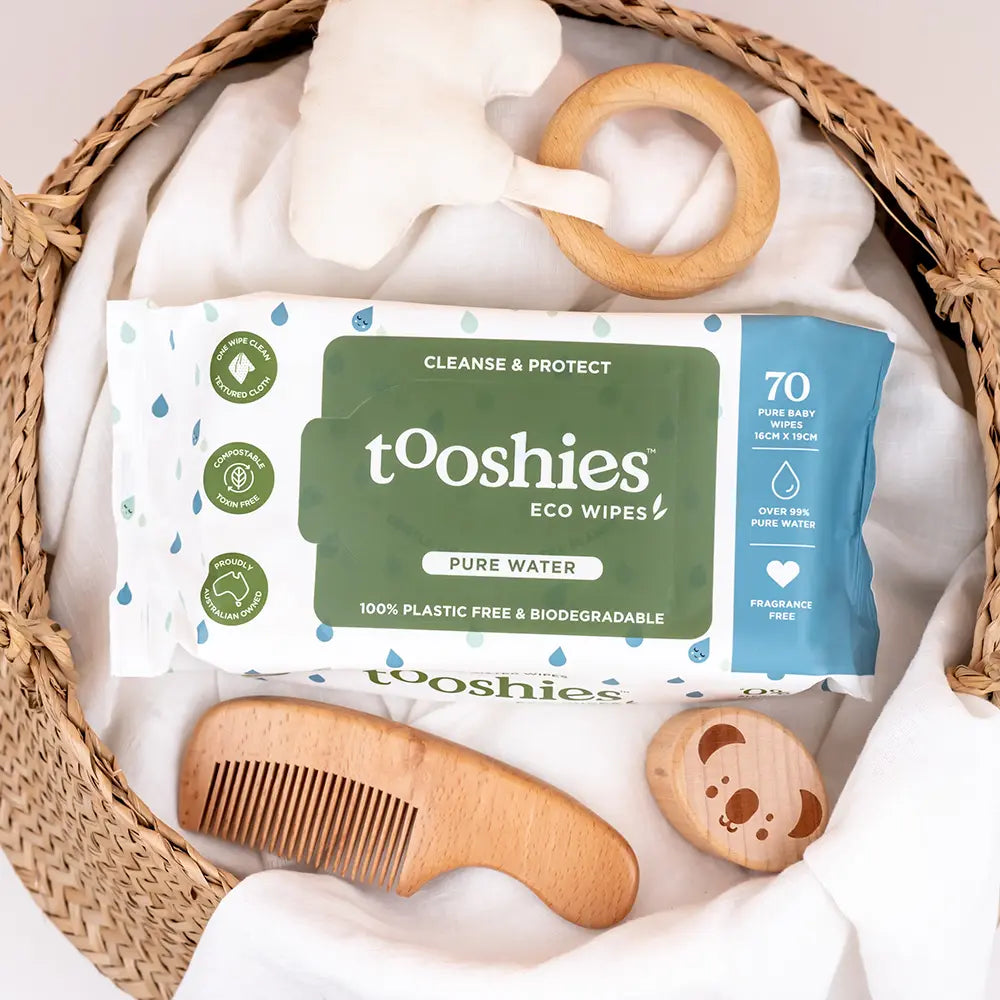 Tooshies Pure Water Wipes-The Living Co.