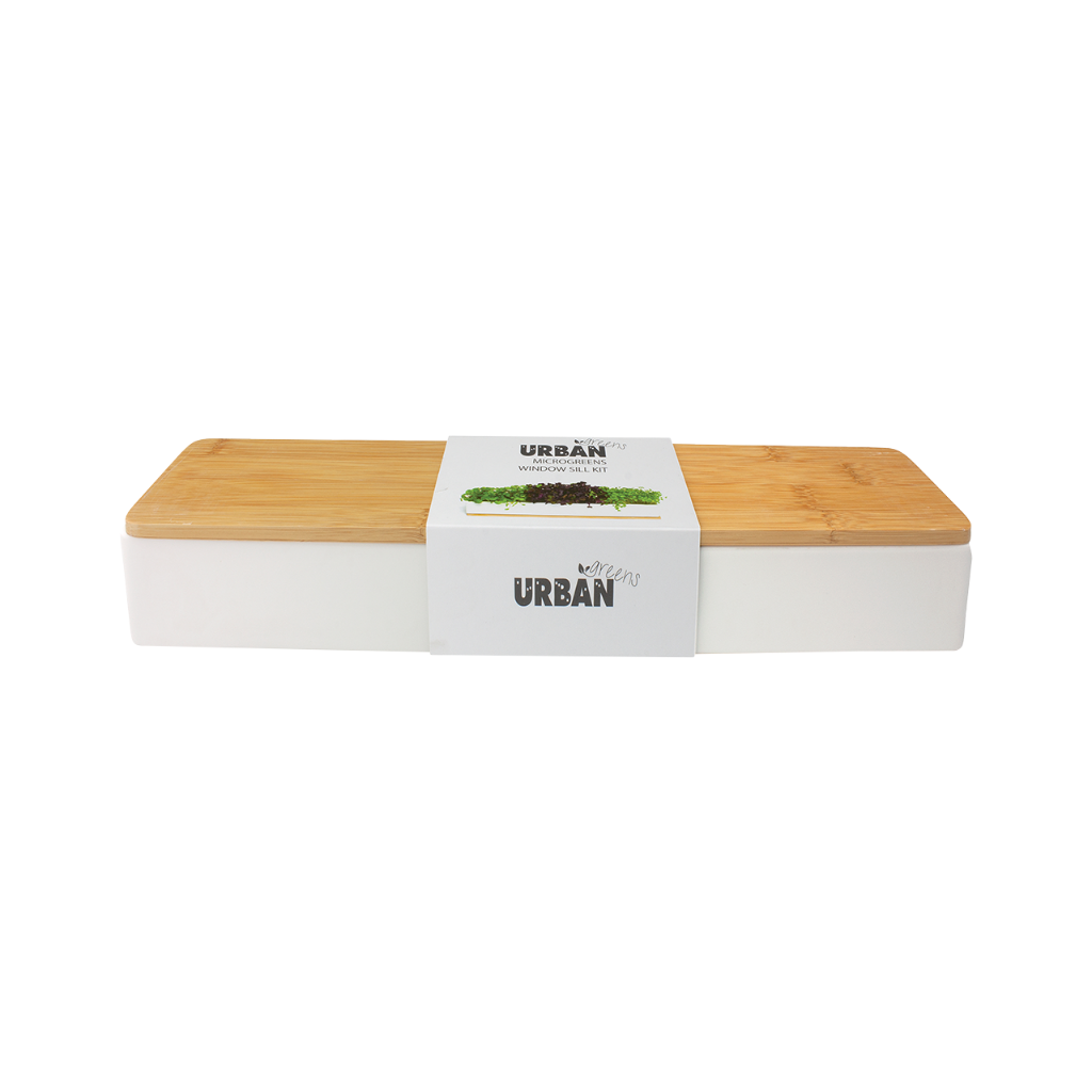 Urban Greens Windowsill Grow Kit Microgreens 45x8x6cm