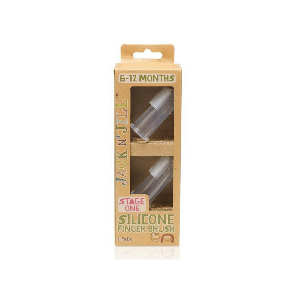 Jack n' Jill Silicone Fingerbrush 2pack
