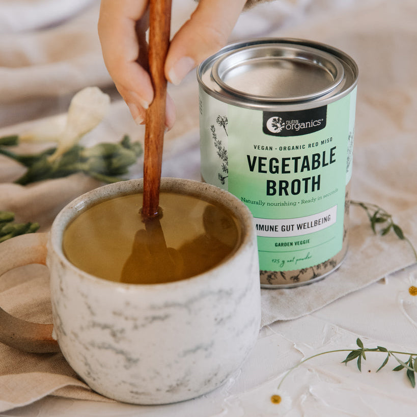 Nutra Organics Vegetable Broth Garden Veggie