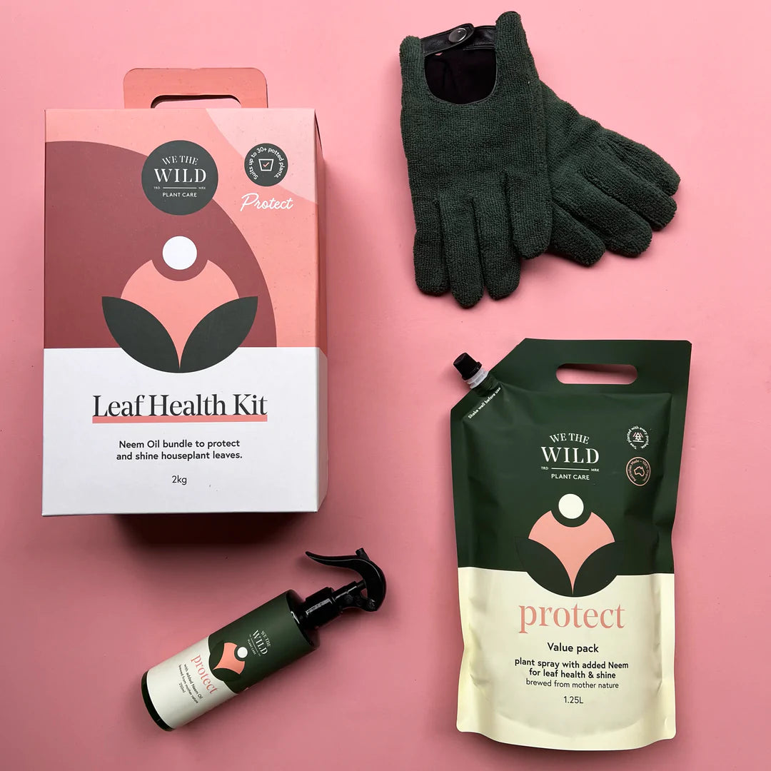 We The Wild Plant Leaf Health Kit (with Gloves)-The Living Co.