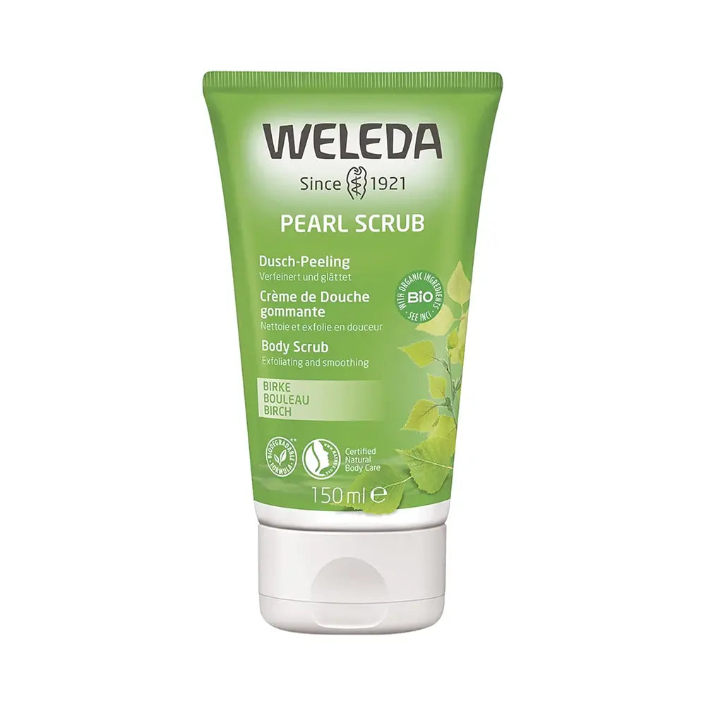 Weleda Birch Pearl Body Scrub-The Living Co.