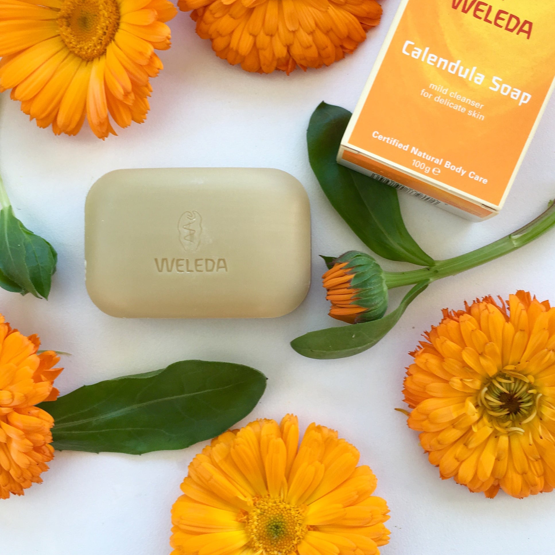 Weleda Calendula Soap 100g-The Living Co.