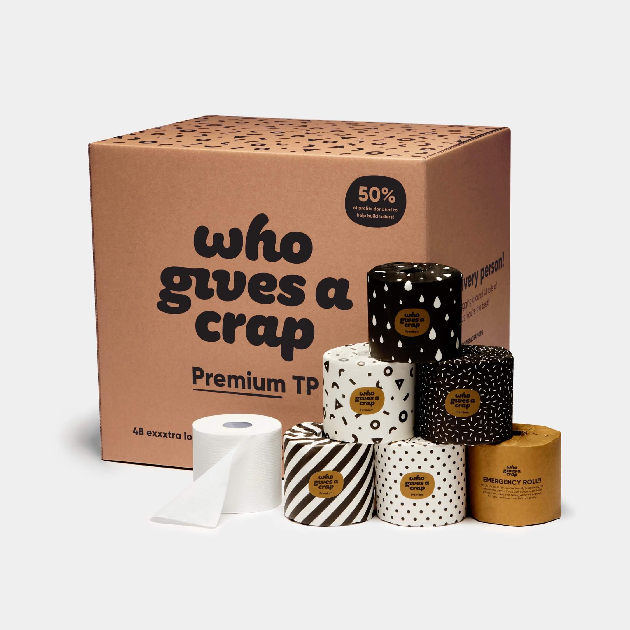 Who Gives A Crap Premium 100% Bamboo Toilet Paper