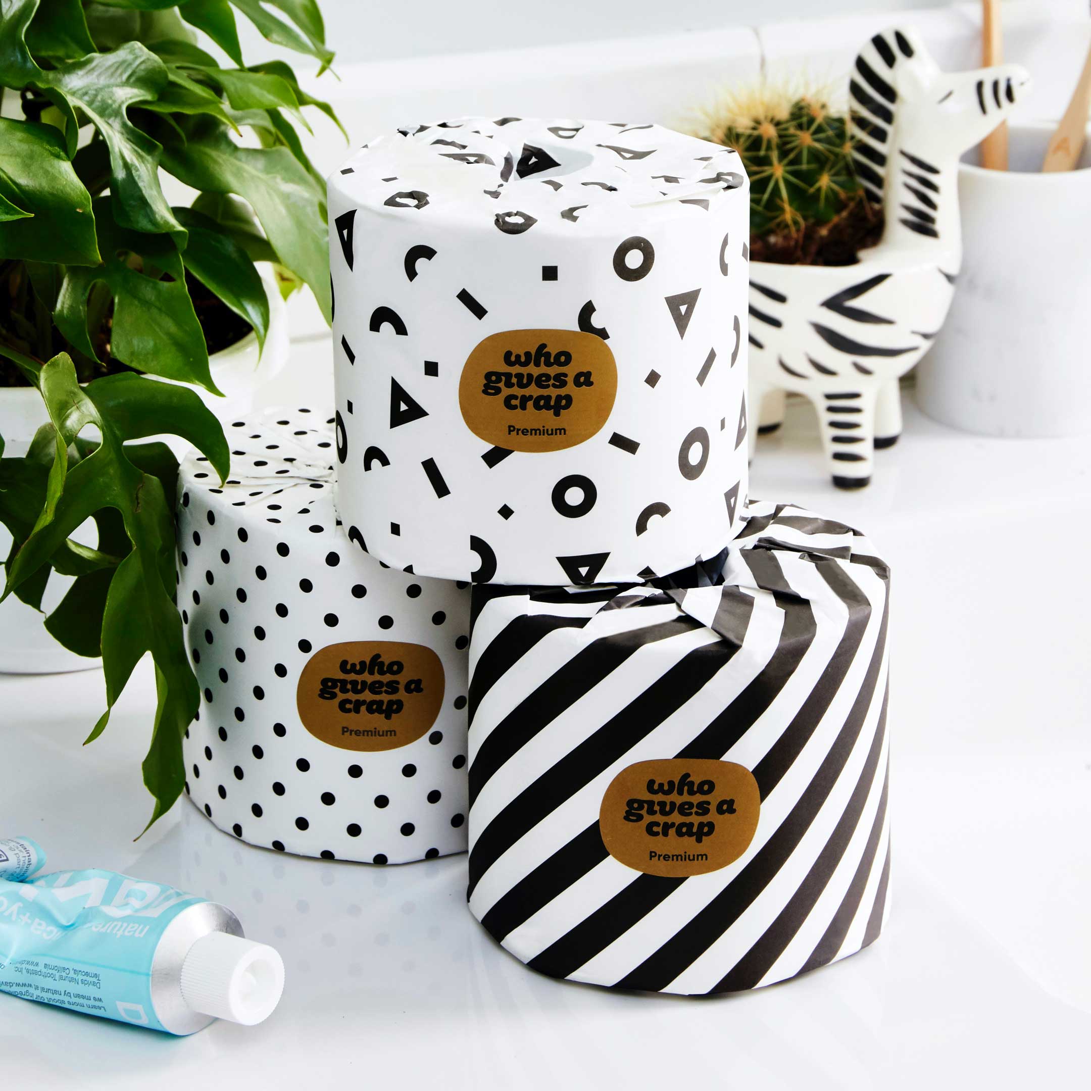 Who Gives A Crap Premium 100% Bamboo Toilet Paper