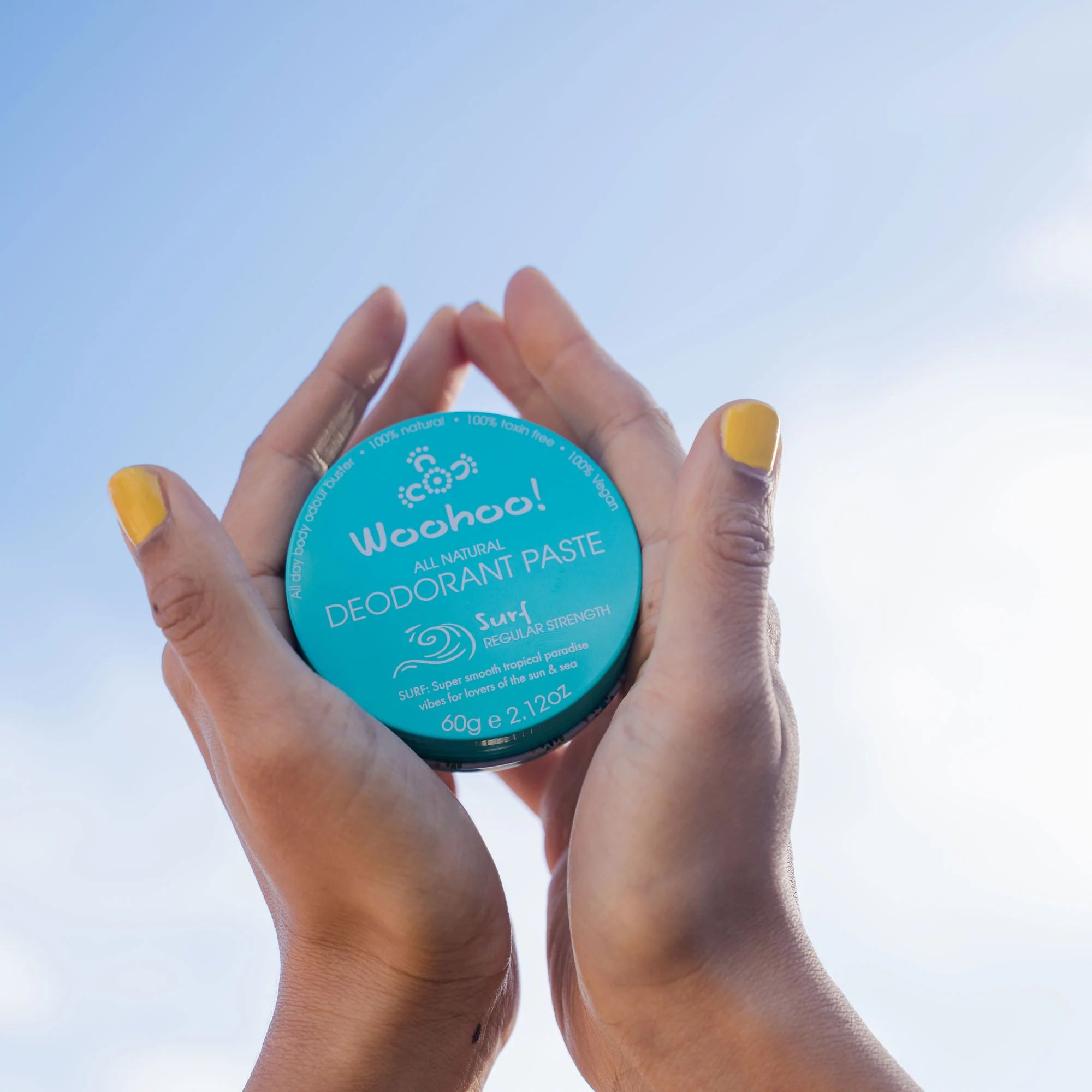 Woohoo Deodorant Paste Surf (Regular Strength)Tin 60g