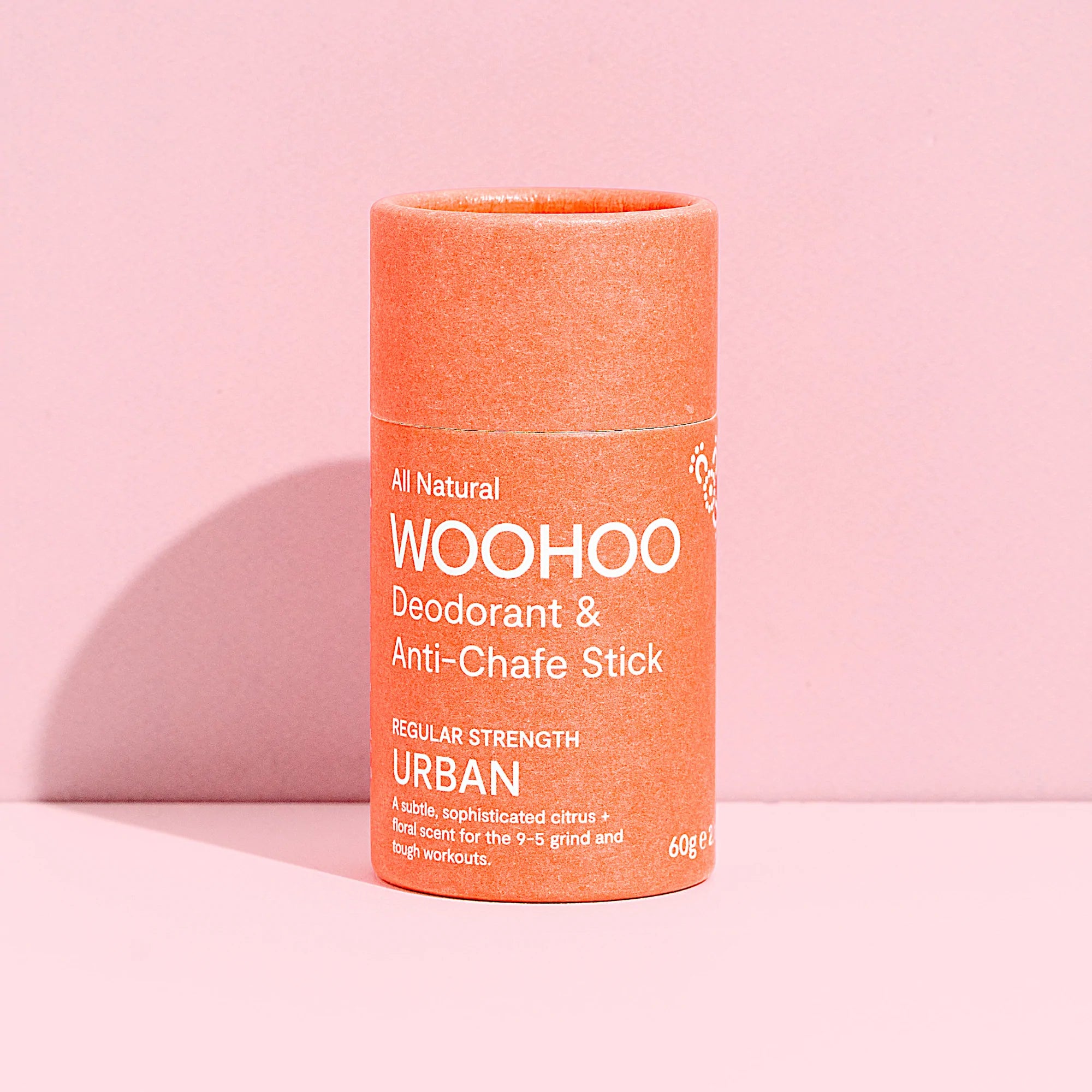 Woohoo Natural Deodorant & Anti-Chafe Stick (Urban) 60g-The Living Co.