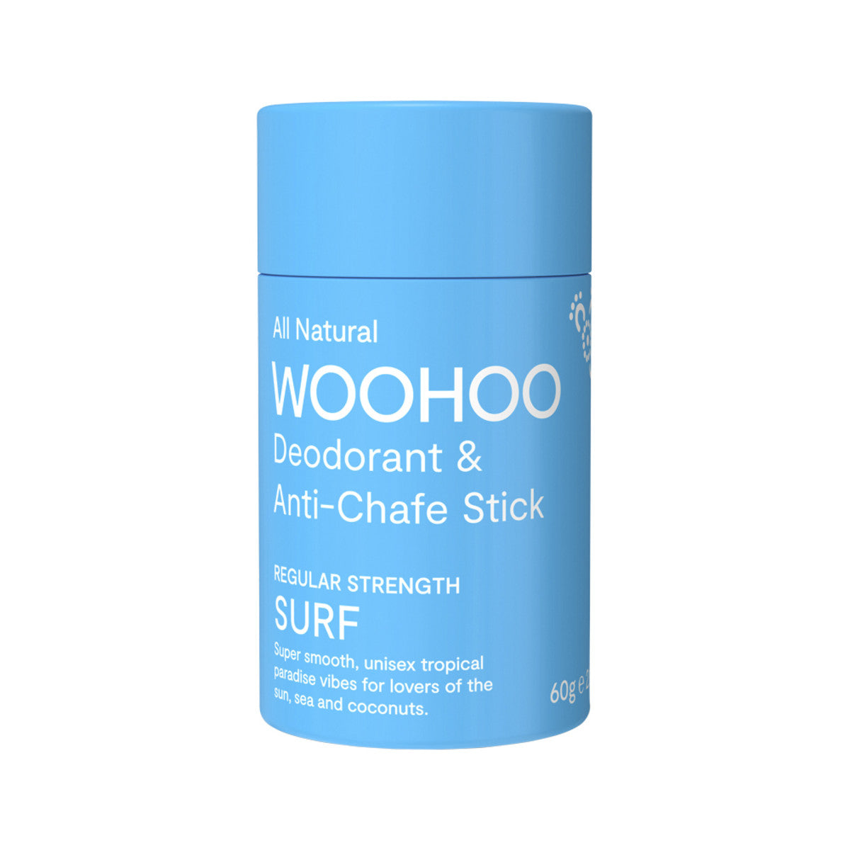 Woohoo Natural Deodorant & Anti-Chafe Stick (Surf) 60g