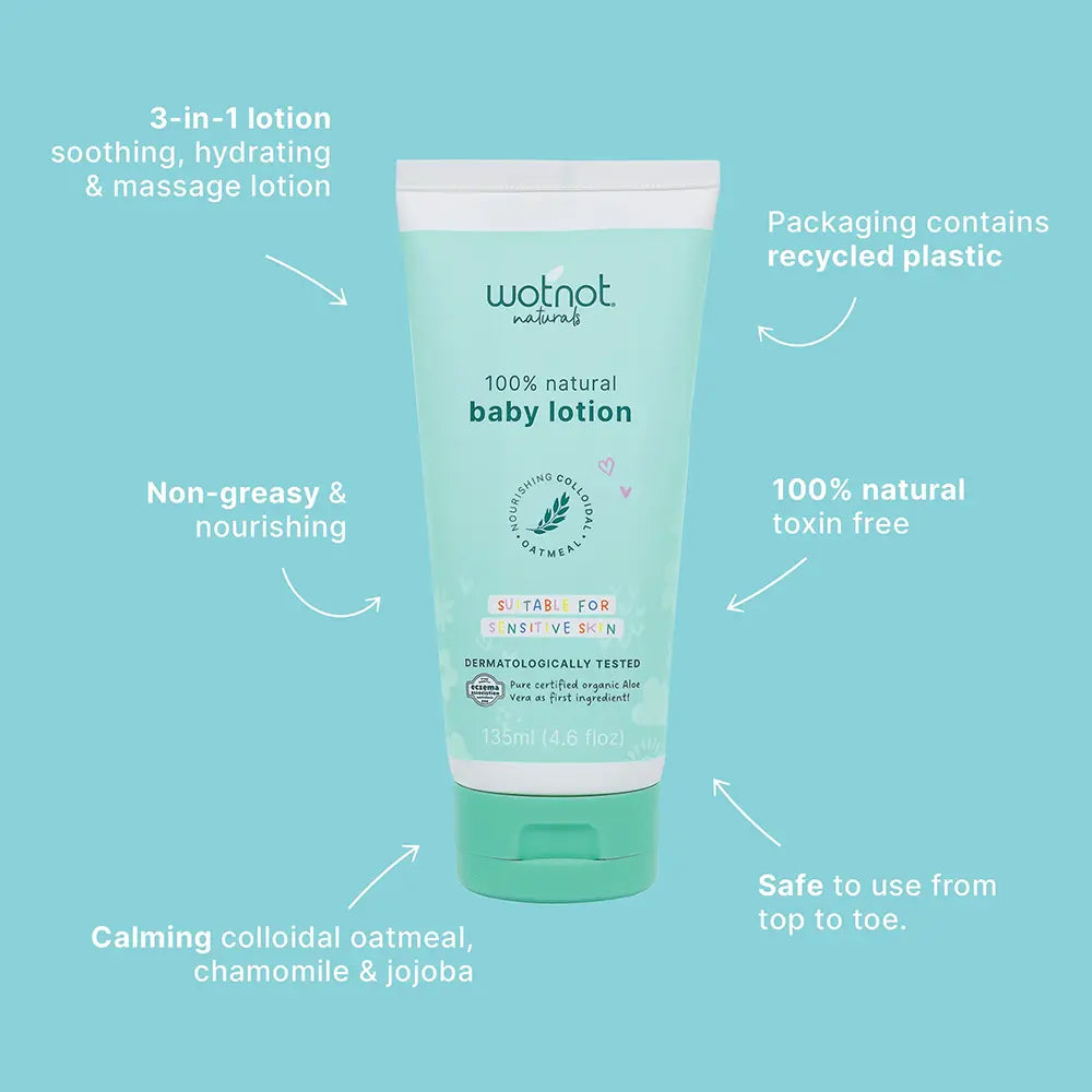 Wotnot 100% Natural & Organic Baby Lotion