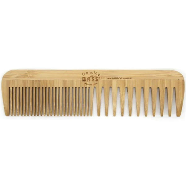 Bass Bamboo Comb Large - Wide & Fine Tooth-The Living Co.
