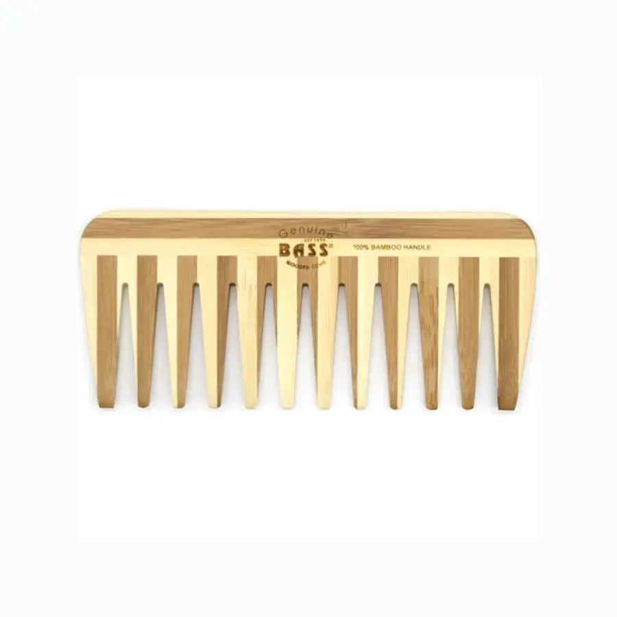 Bass Bamboo Medium Wide Tooth Comb-The Living Co.