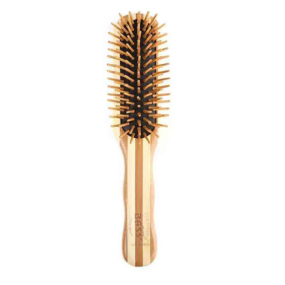 Bass Brushes Bamboo Wood Hair Brush Professional Style-The Living Co.
