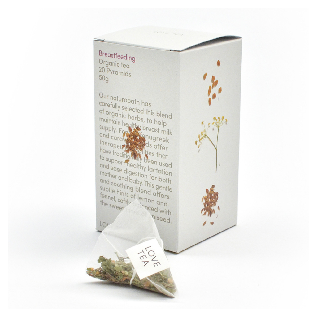 Love Tea Organic Breastfeeding x 20 Pyramids-The Living Co.