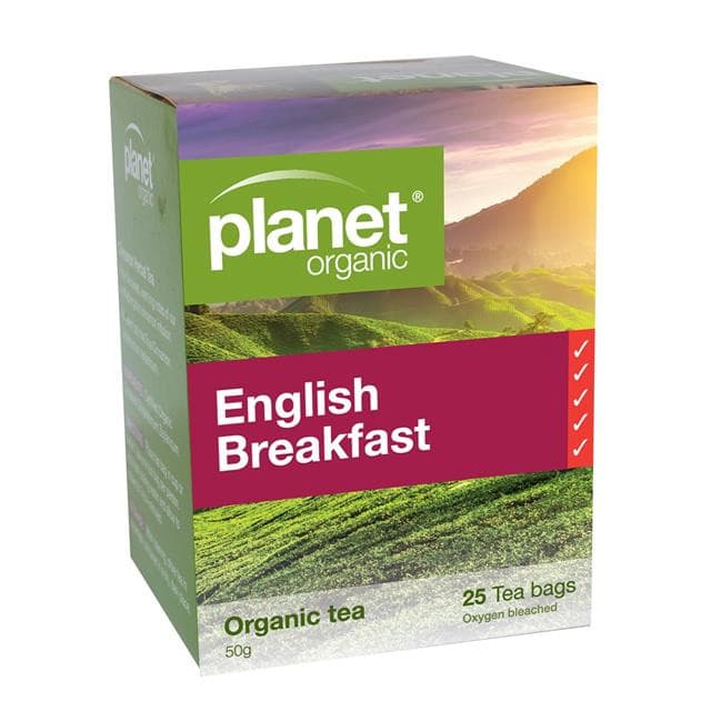 Planet Organic English Breakfast Tea Bags-The Living Co.