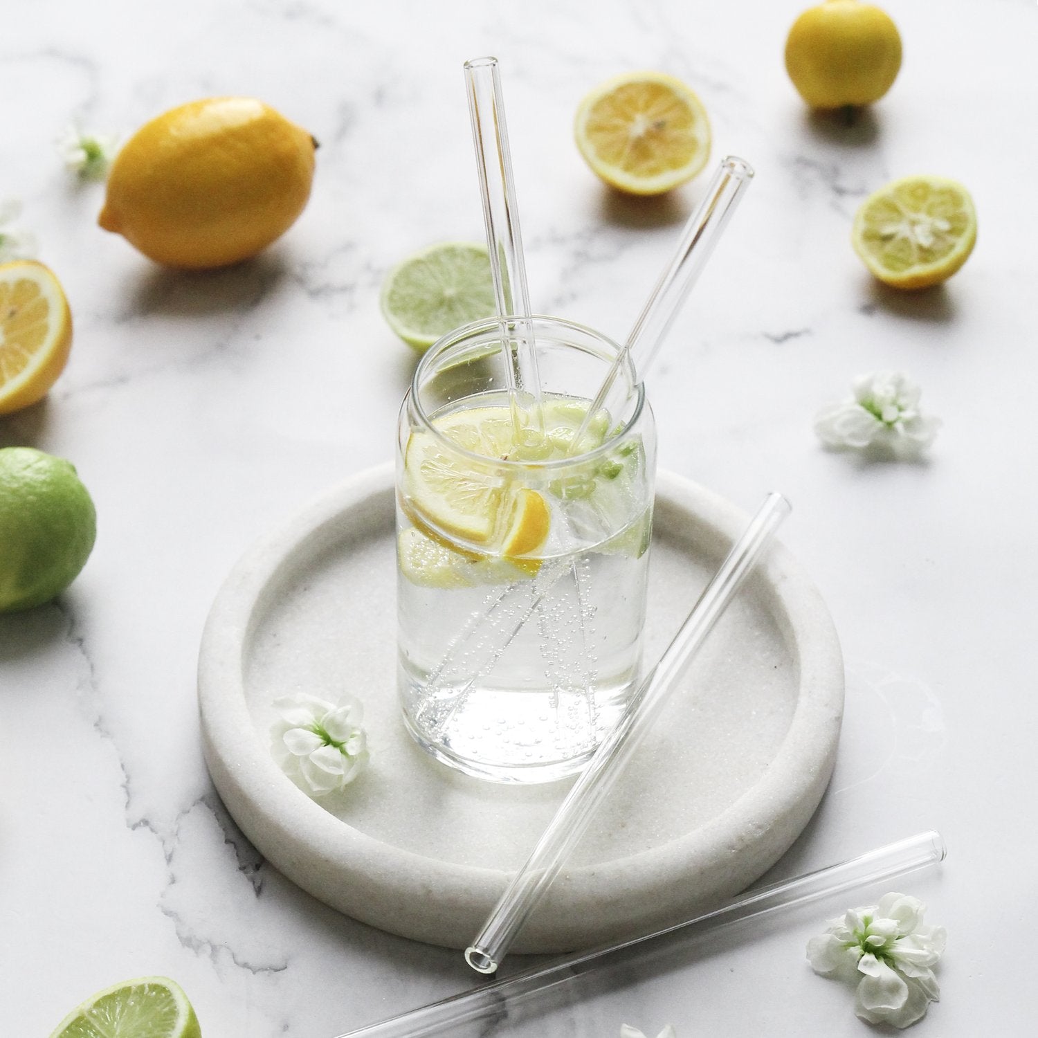 Ever Eco Glass Straws - Straight Includes Cleaning Brush 4