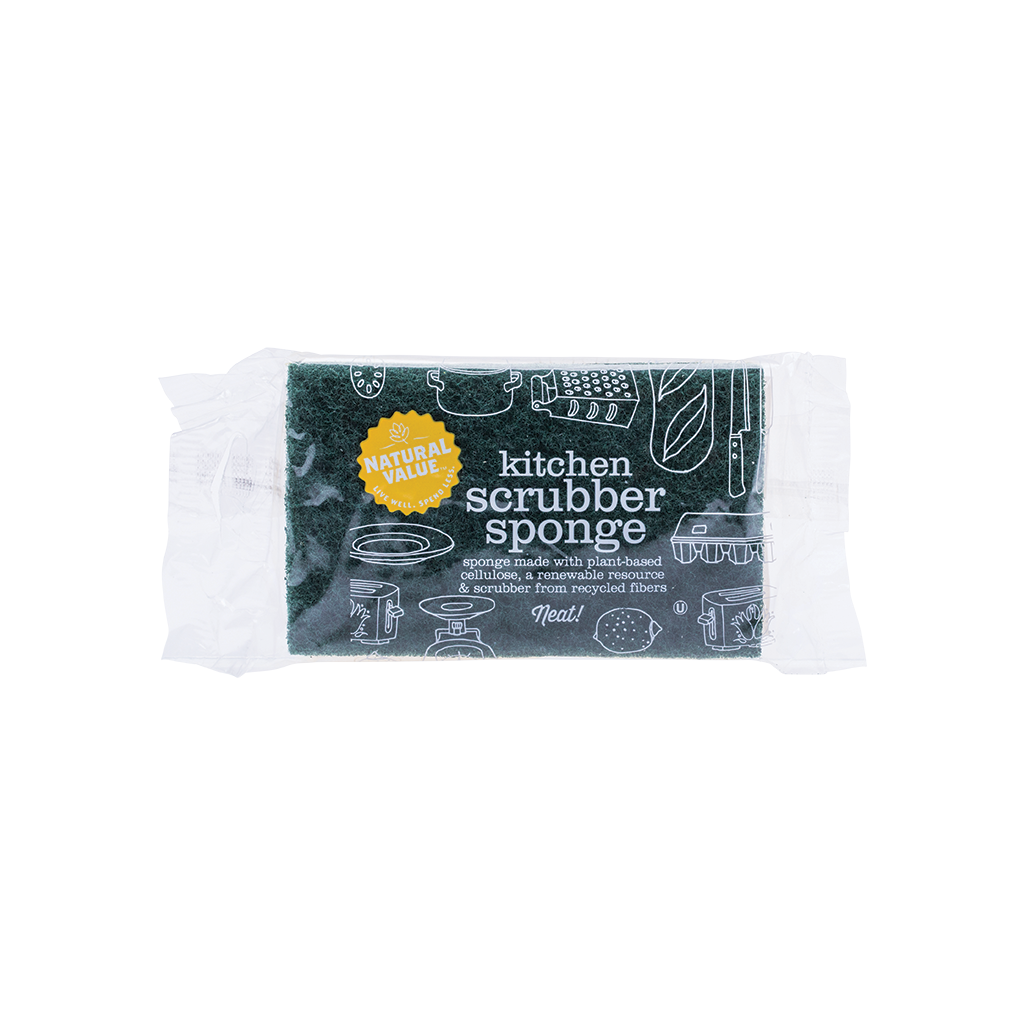 Natural Value Kitchen Scrubber Sponge