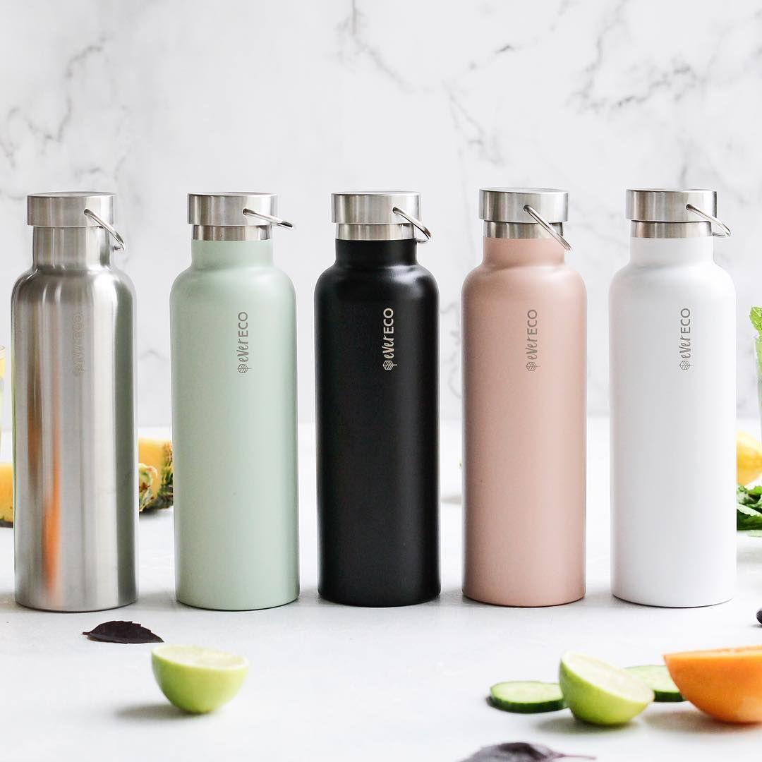 Ever Eco Insulated Drink Bottle Brushed Stainless - 750ml