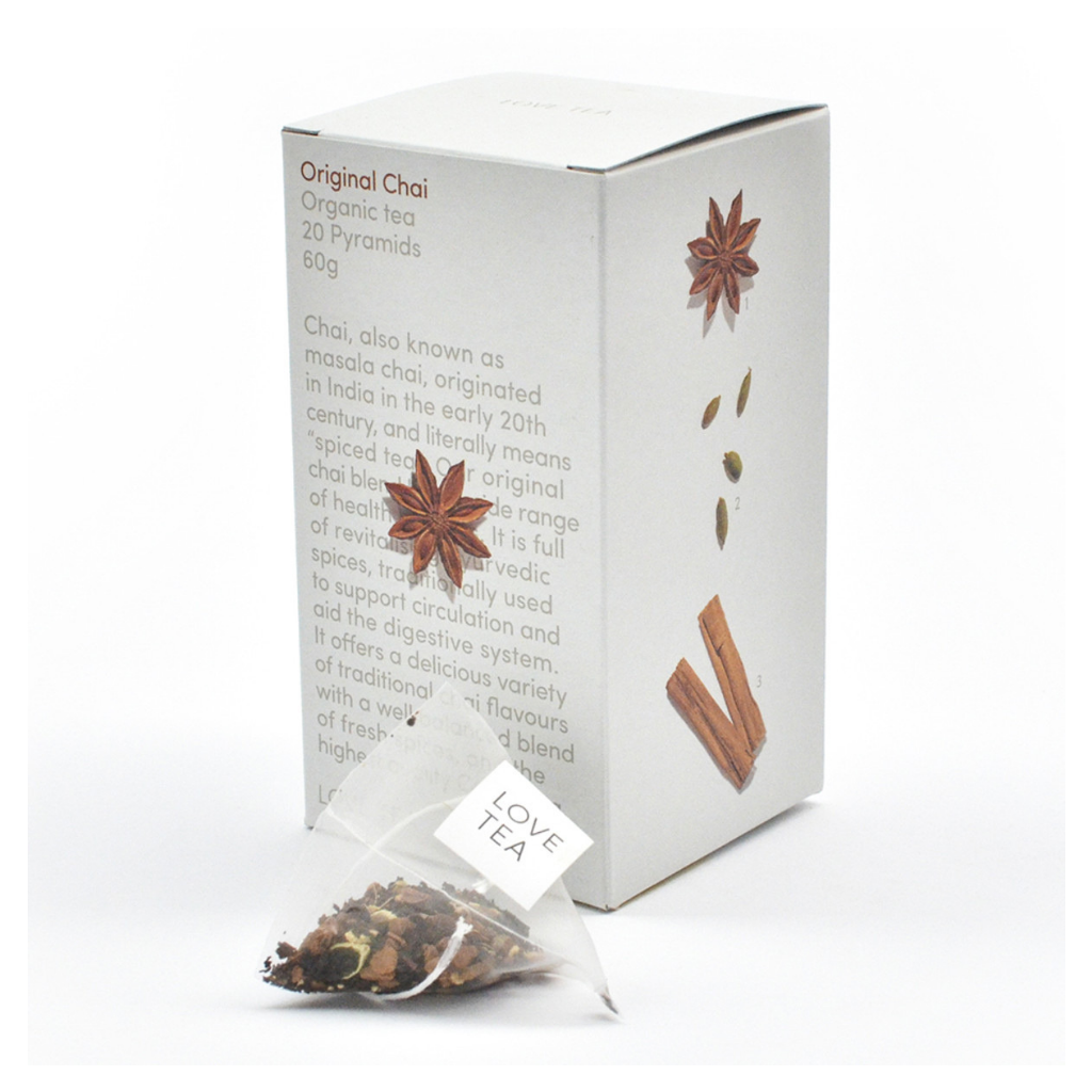 Love Tea Organic Original Chai x 20 Pyramids