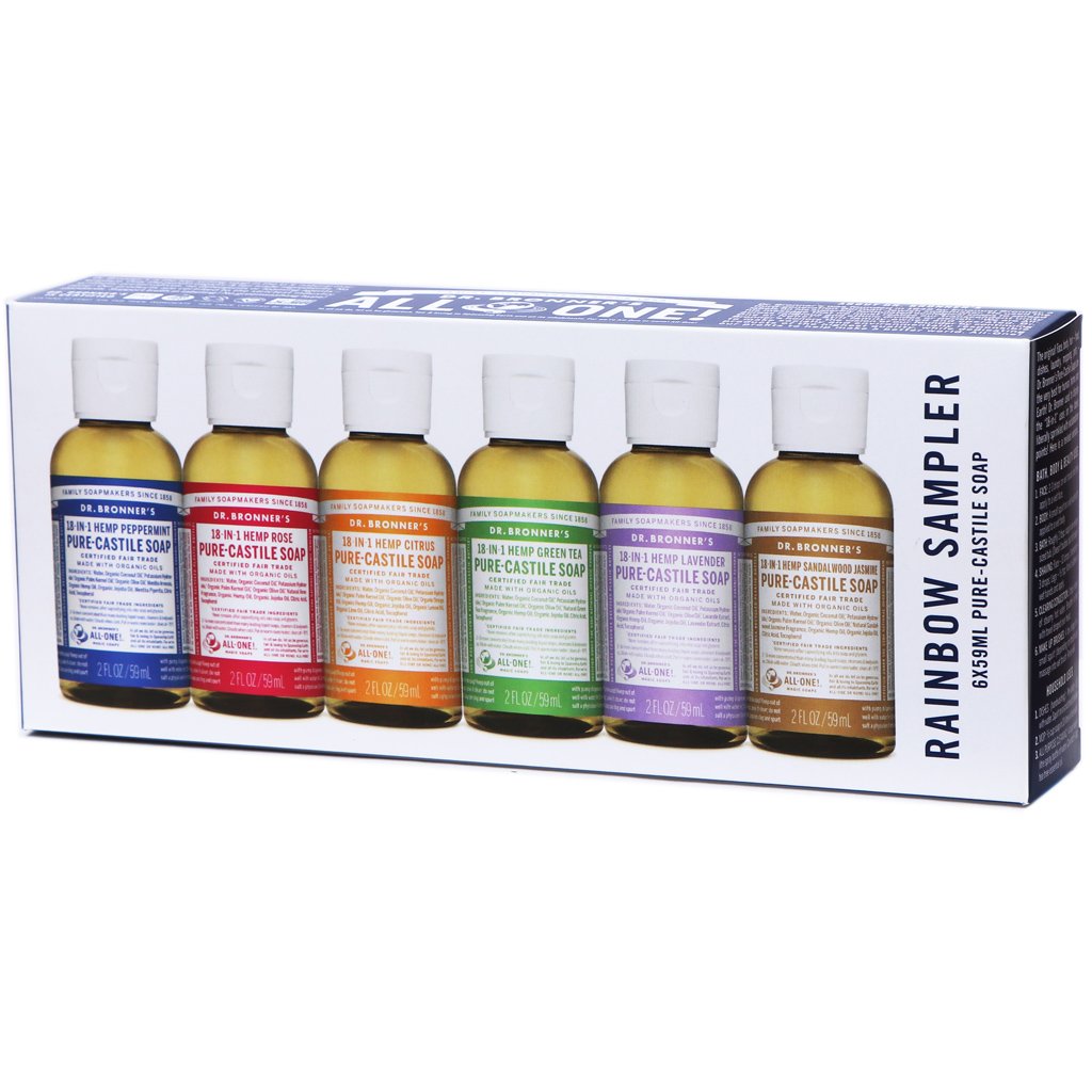 Dr. Bronner's Giftpack Rainbow Sampler-The Living Co.