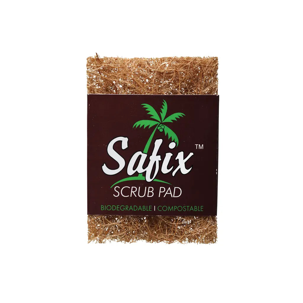 Safix Coconut Fibre Scrub Pad - Small-The Living Co.