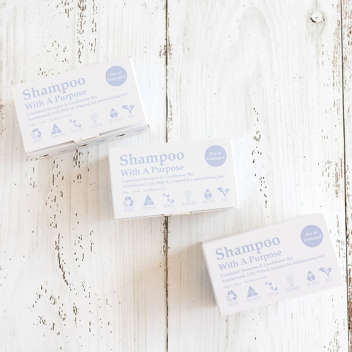 Shampoo With A Purpose Dry Or Damaged Hair Shampoo/Conditioner Bar