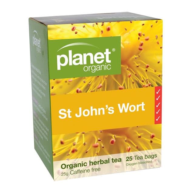 Planet Organic St John's Wort Tea Bags 25-The Living Co.
