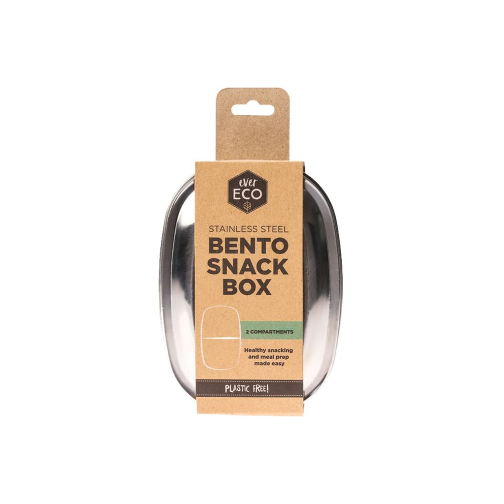 Ever Eco Stainless Steel Bento Snack Box 2 Compartments