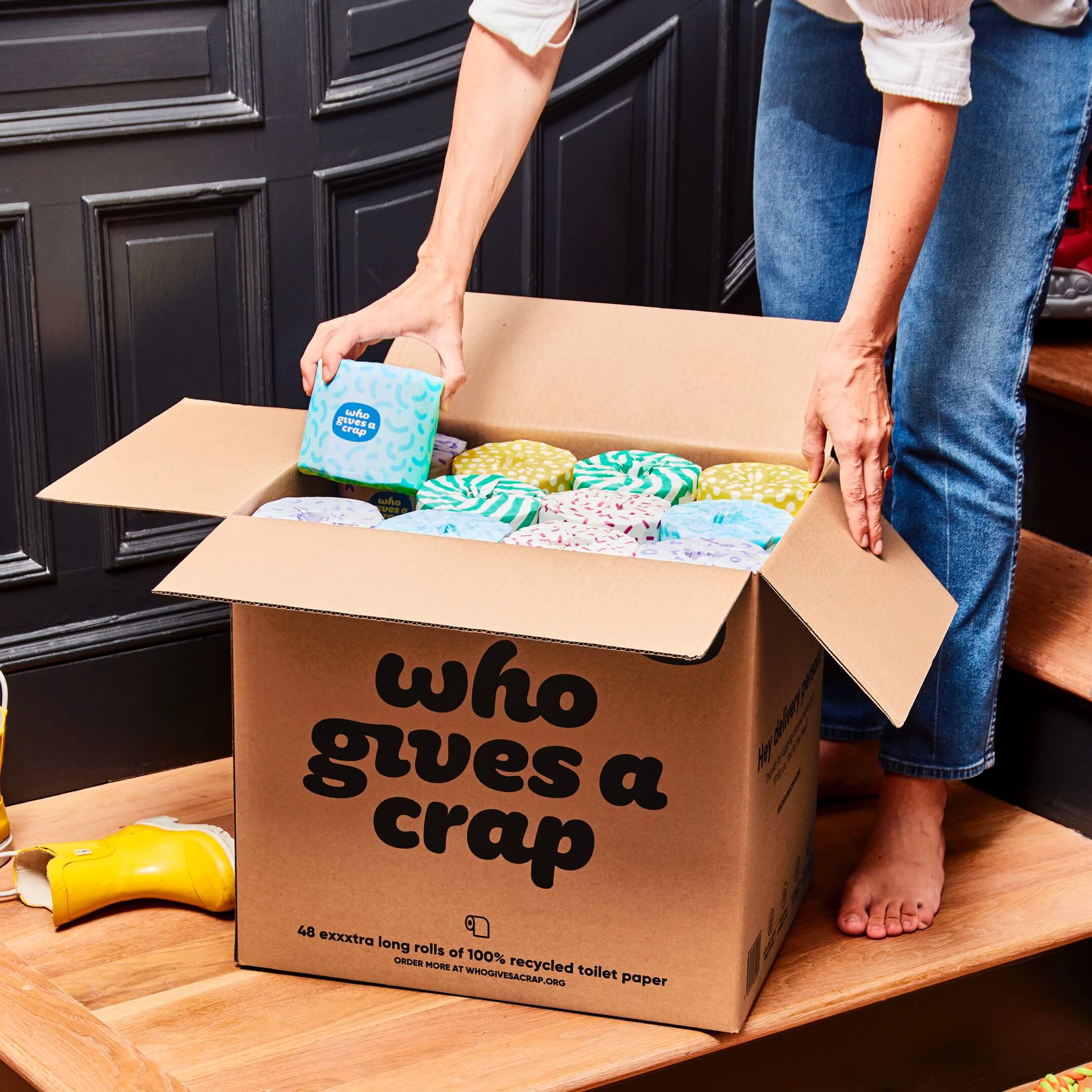 Who Gives a Crap 100% Recycled Toilet Paper