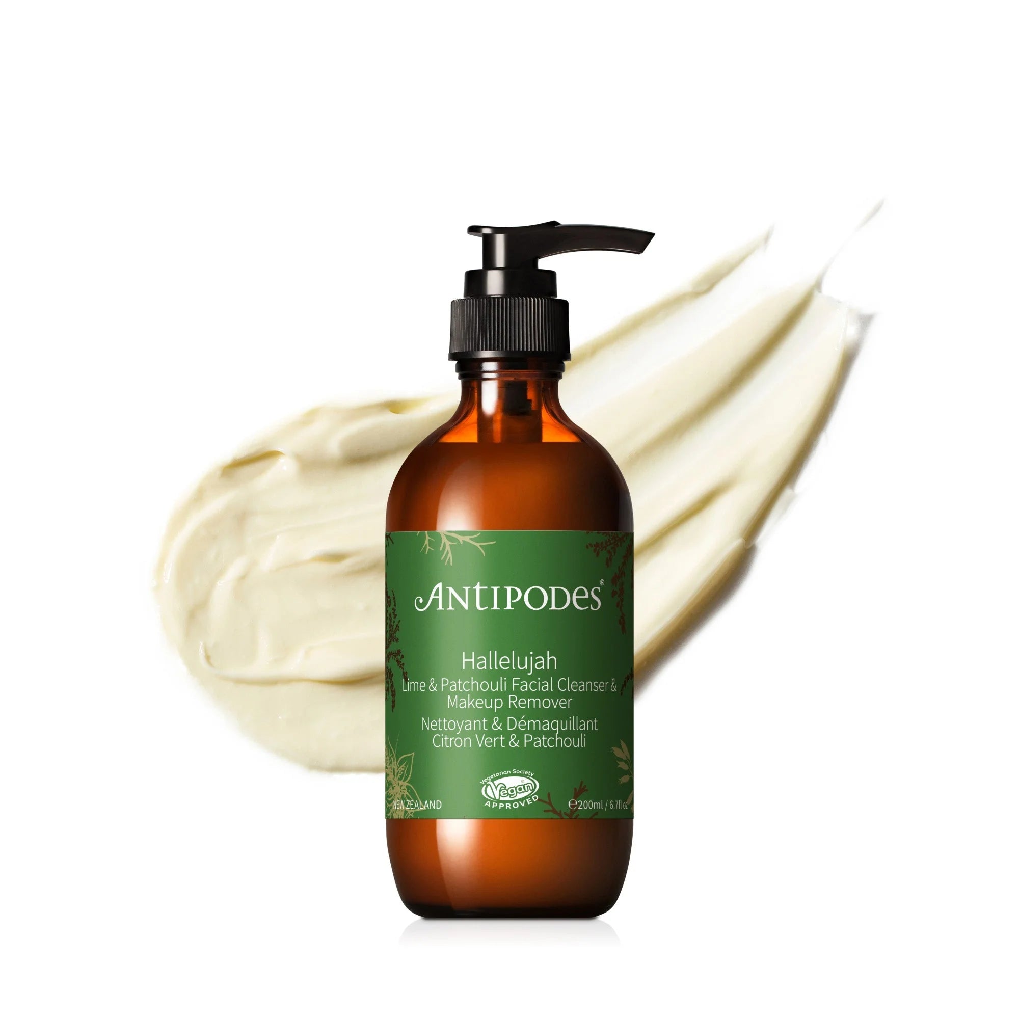 Antipodes Hallelujah Lime & Patchouli Cleanser 200ml-The Living Co.