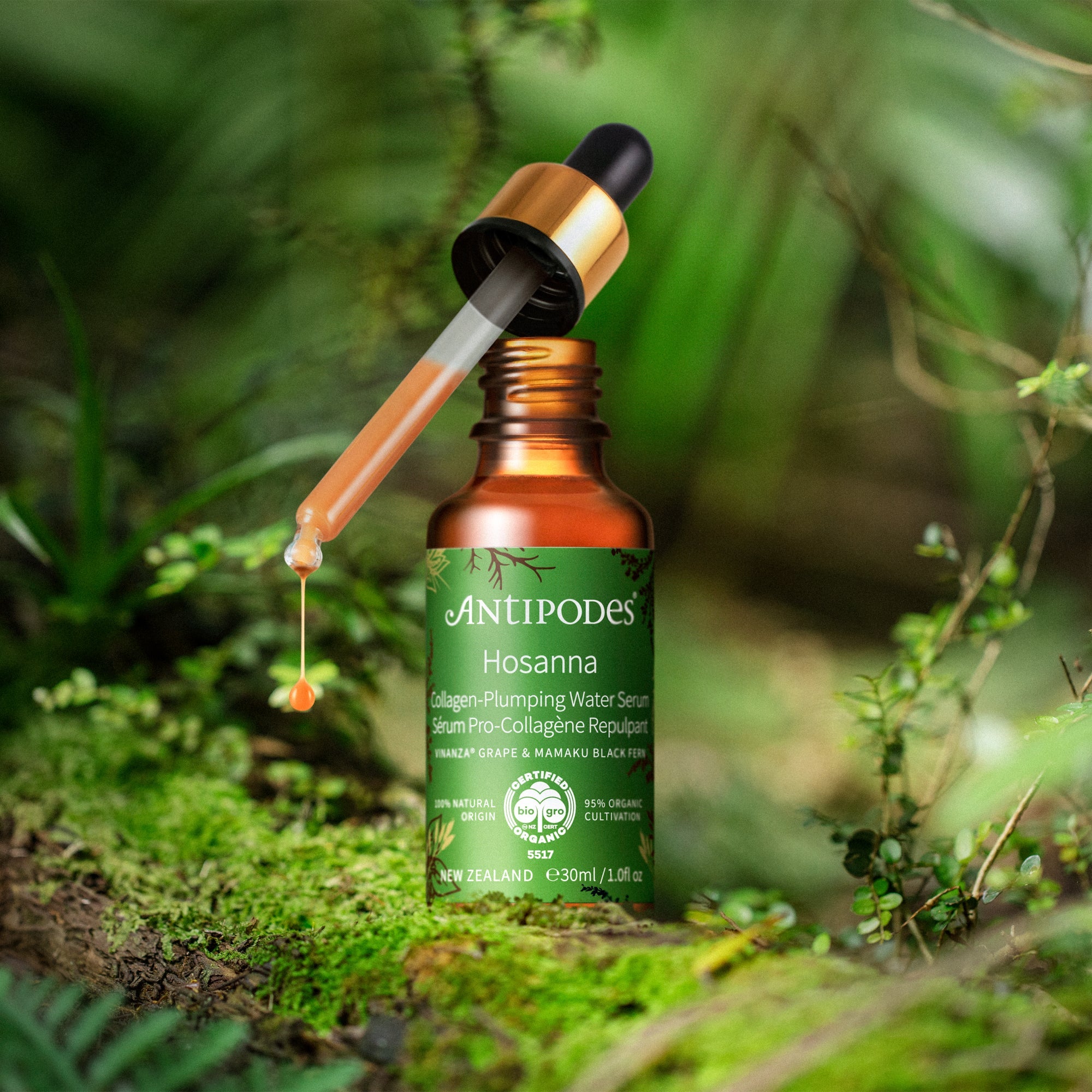 Antipodes Hosanna Collagen-Plumping Water Serum-The Living Co.