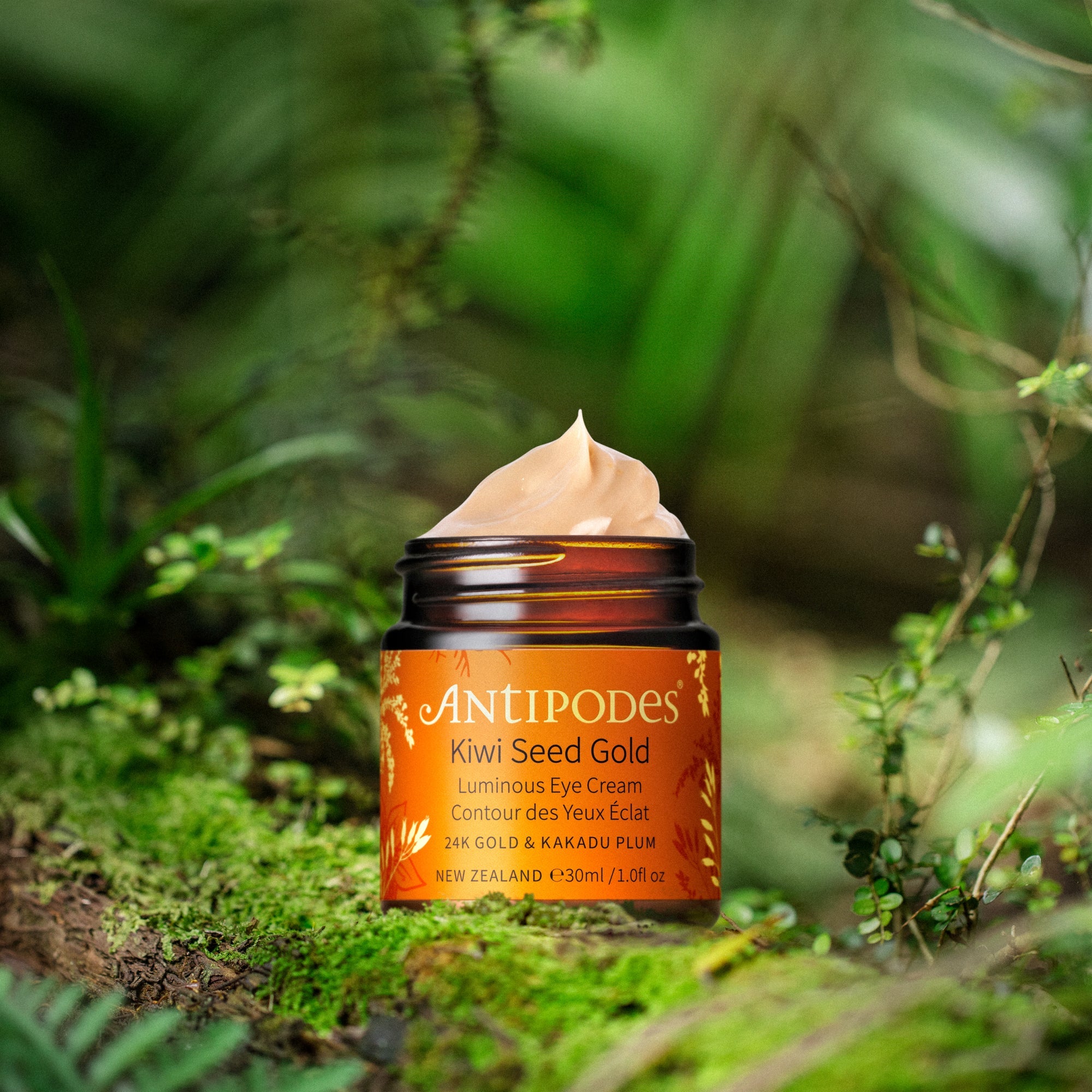 Antipodes Kiwi Seed Gold Luminous Eye Cream-The Living Co.