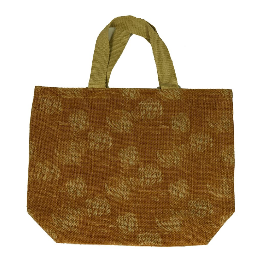 Apple Green Duck Reusable Shopping Bags - Grocer Jute-The Living Co.