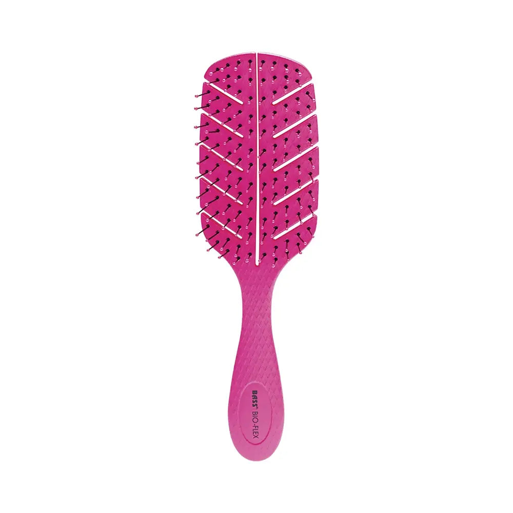 Bass Bio-Flex Detangler Hair Brush Pink-The Living Co.