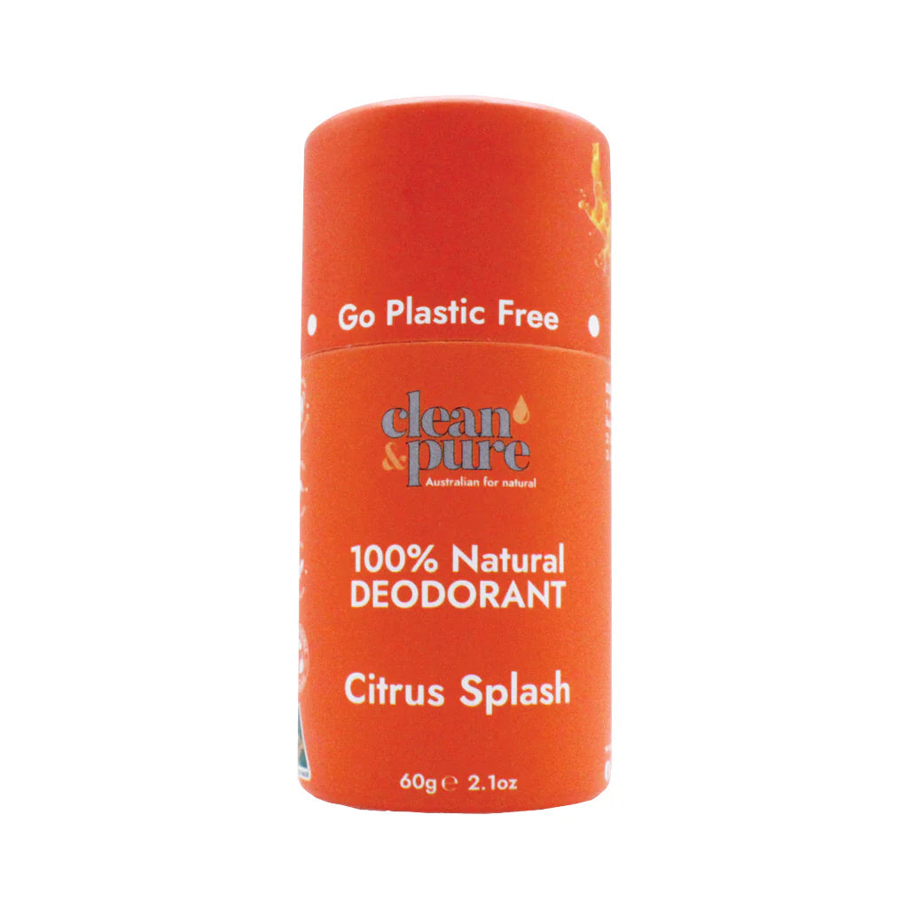 Clean & Pure Citrus Splash Natural Deodorant-The Living Co.