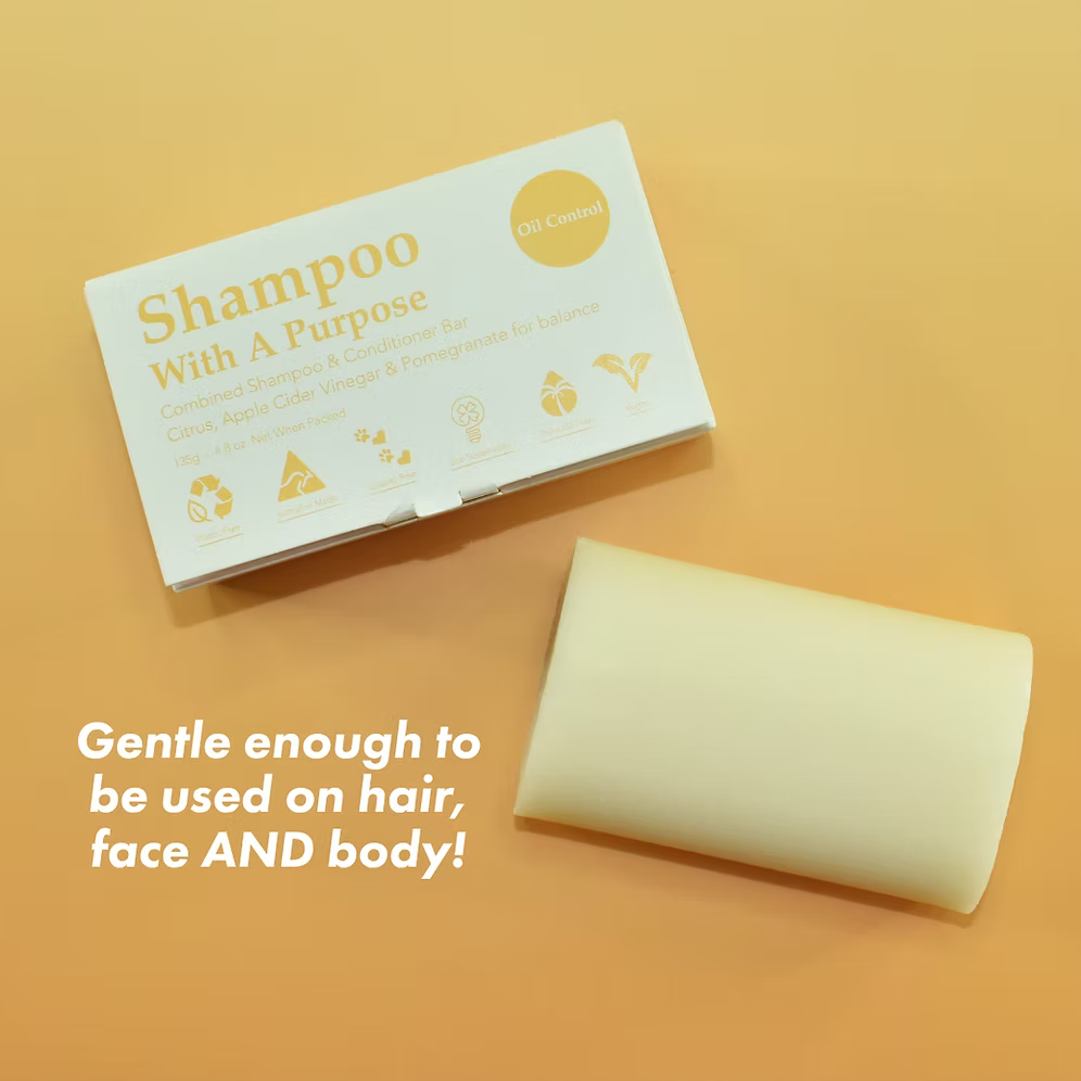 Shampoo With A Purpose Oil Control Shampoo & Conditioner Bar