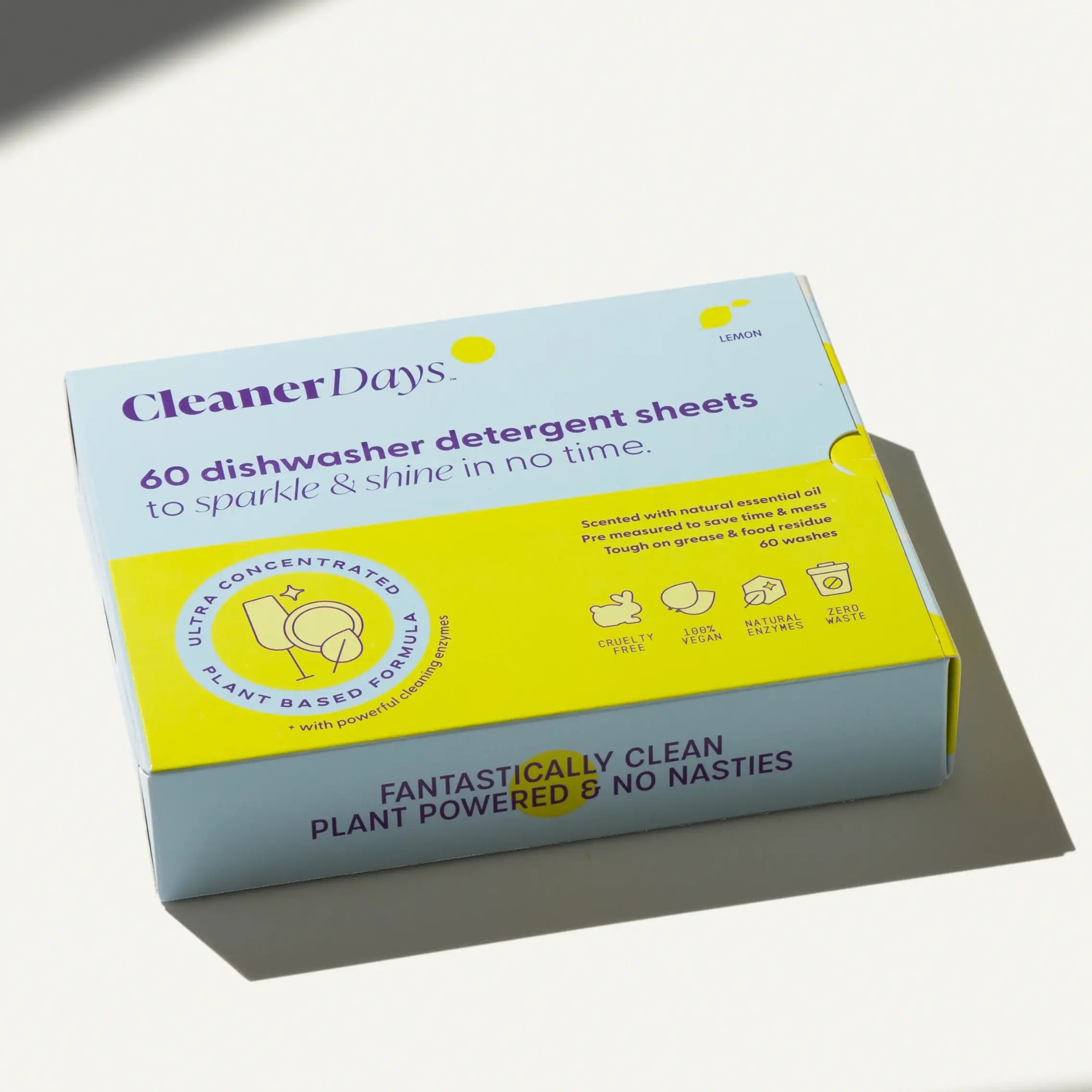 Cleaner Days Dishwasher Detergent Sheets-The Living Co.