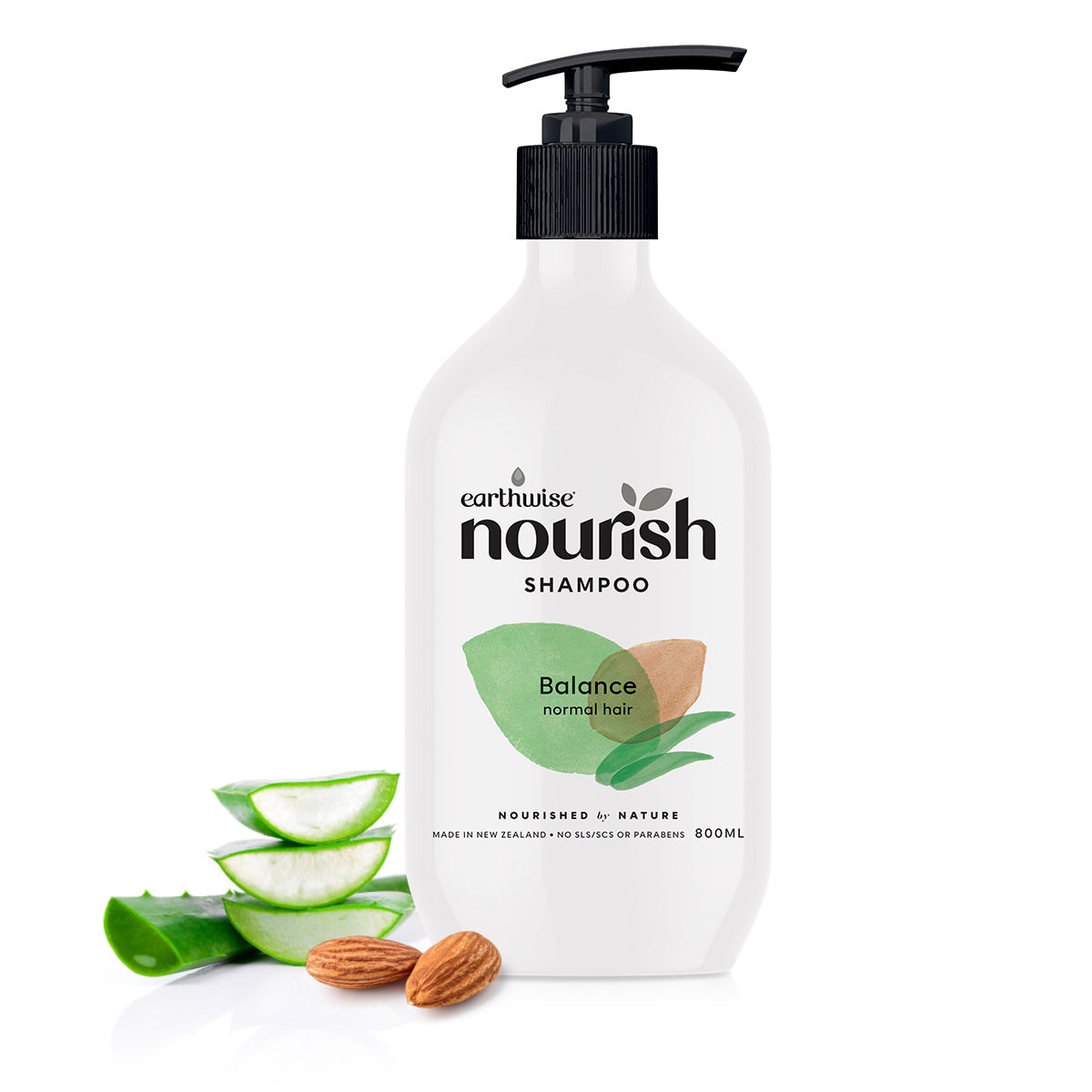 Earthwise Nourish Shampoo Balance - Normal Hair 800ml-The Living Co.