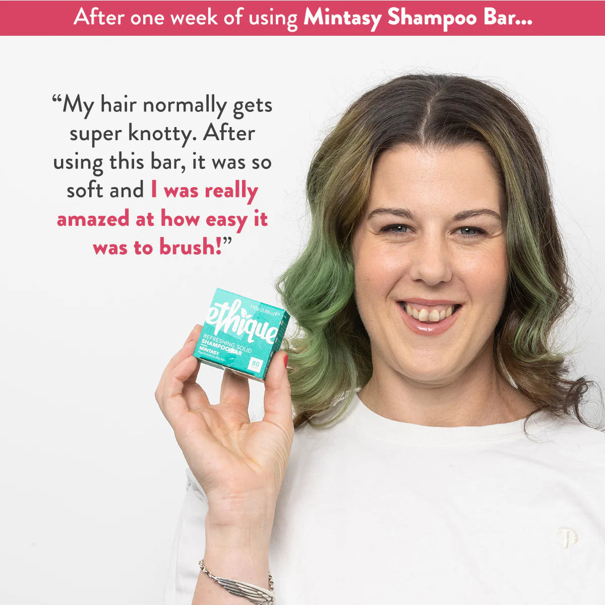 Ethique Replenishing Shampoo Bar for Dry Hair: Mintasy-The Living Co.