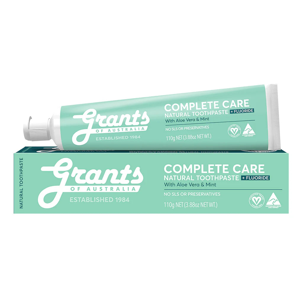 Grants Complete Care with Fluoride Natural Toothpaste-The Living Co.