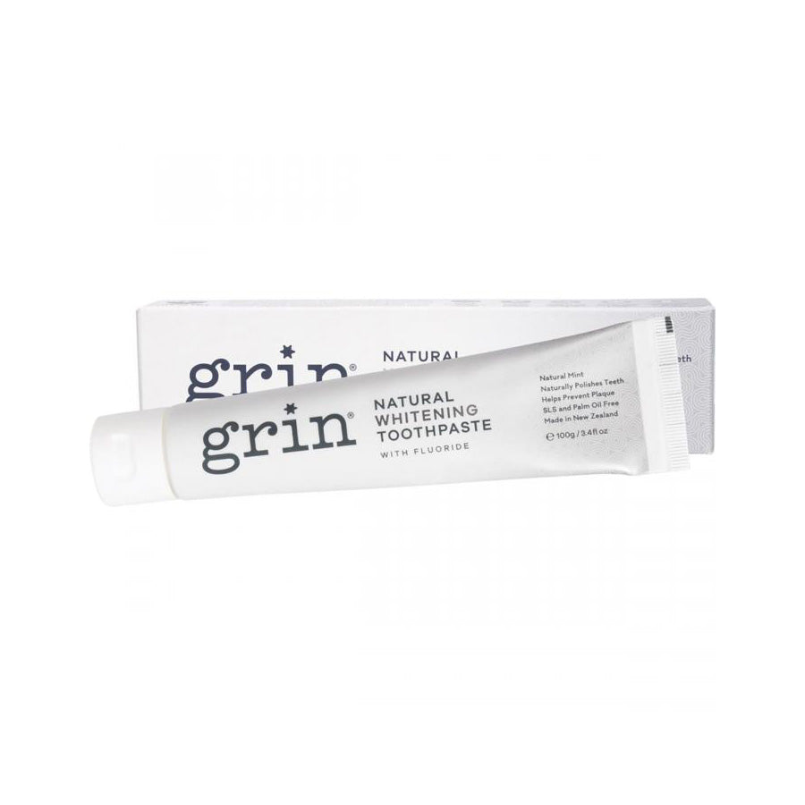 Grin Toothpaste Whitening with Fluoride 100g-The Living Co.