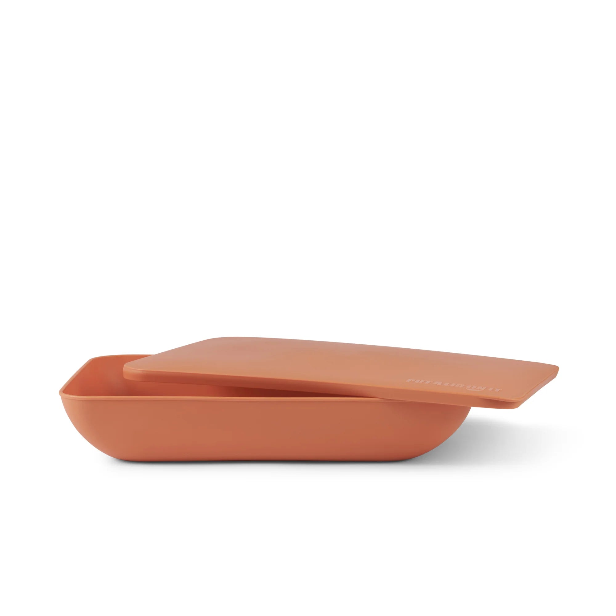 Put a lid on it serving platter  — the rectangle