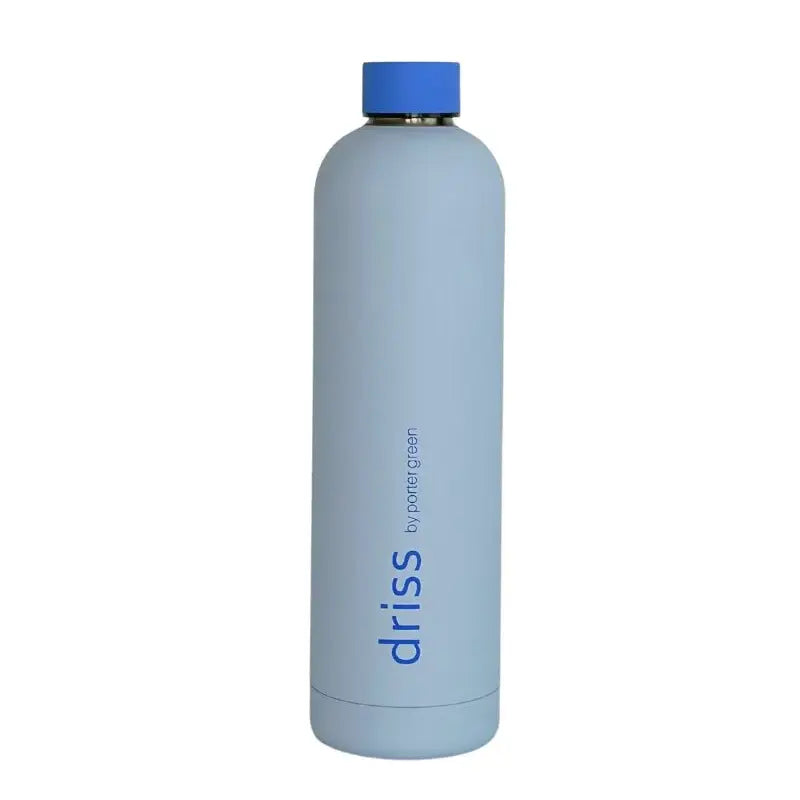 Porter Green Insulated Stainless Steel Bottle | Driss | Sky + Kingfisher 1L-The Living Co.