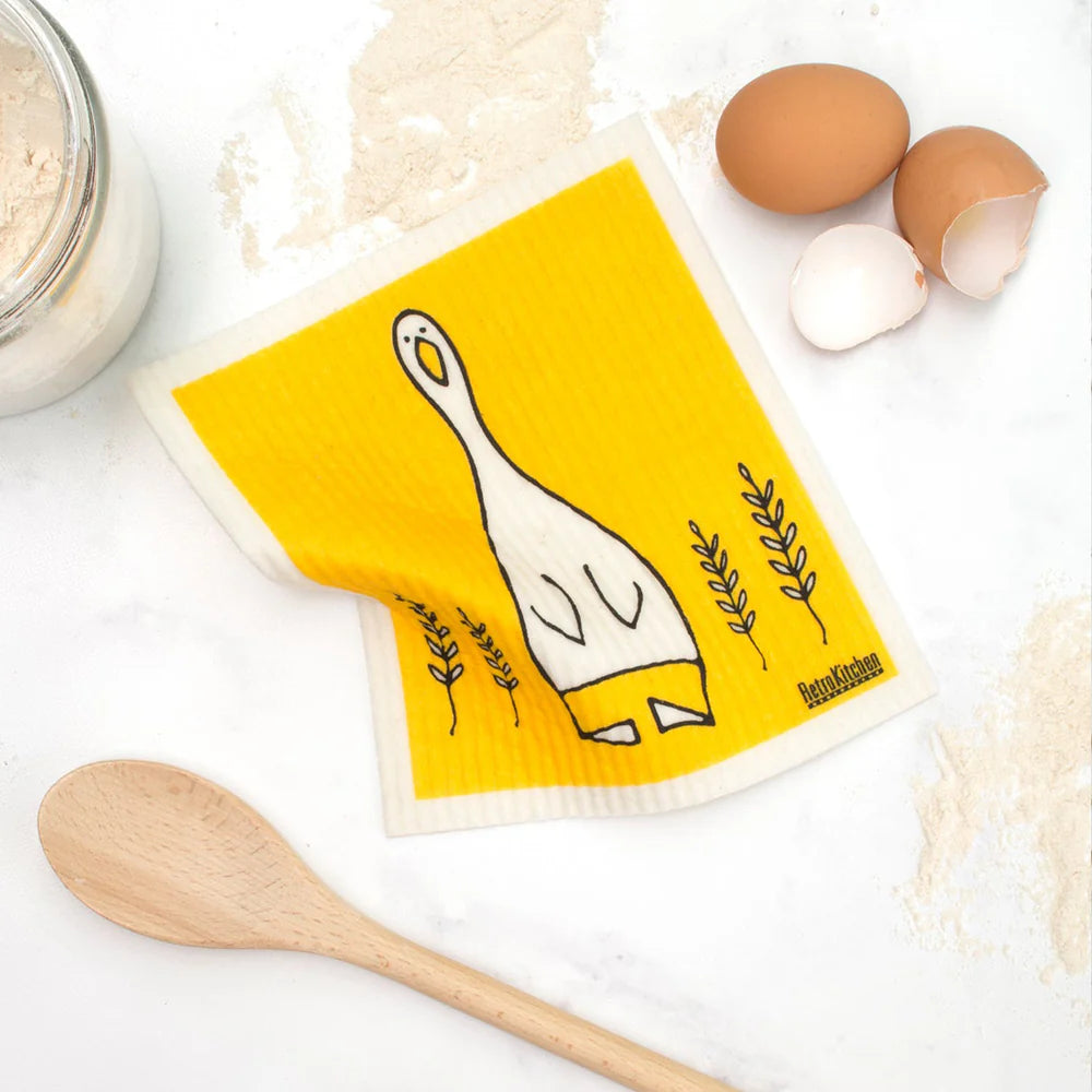 RetroKitchen-compostable-kitchen-sponge-The Living Co.