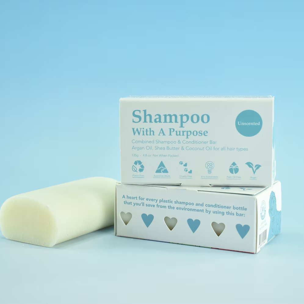 Shampoo With A Purpose Unscented Shampoo & Conditioner Bar